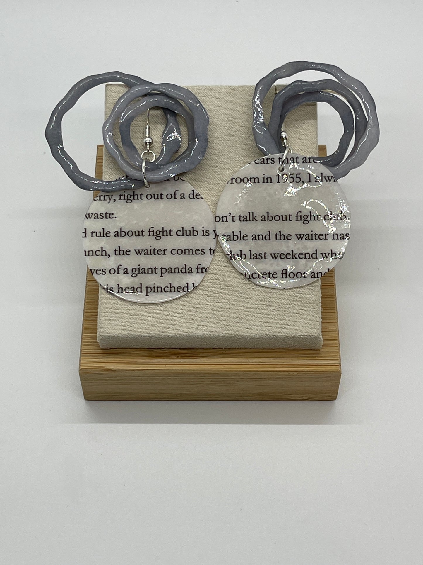Literary Earrings: Fight Club