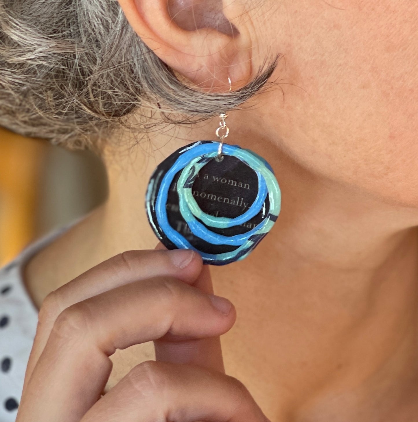 Literary Earrings: Phenomenal Woman
