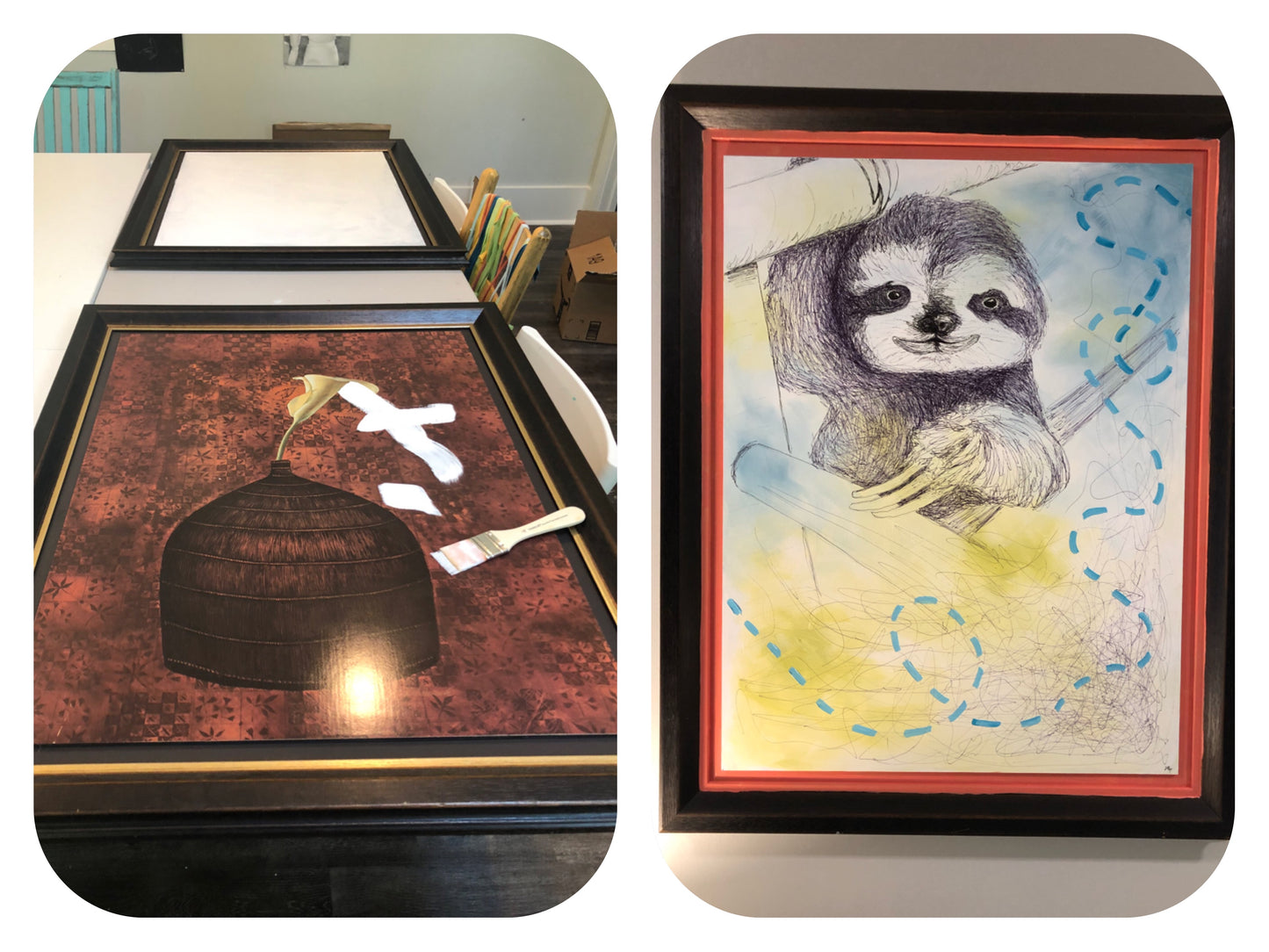 Upcycled Art: Sloth