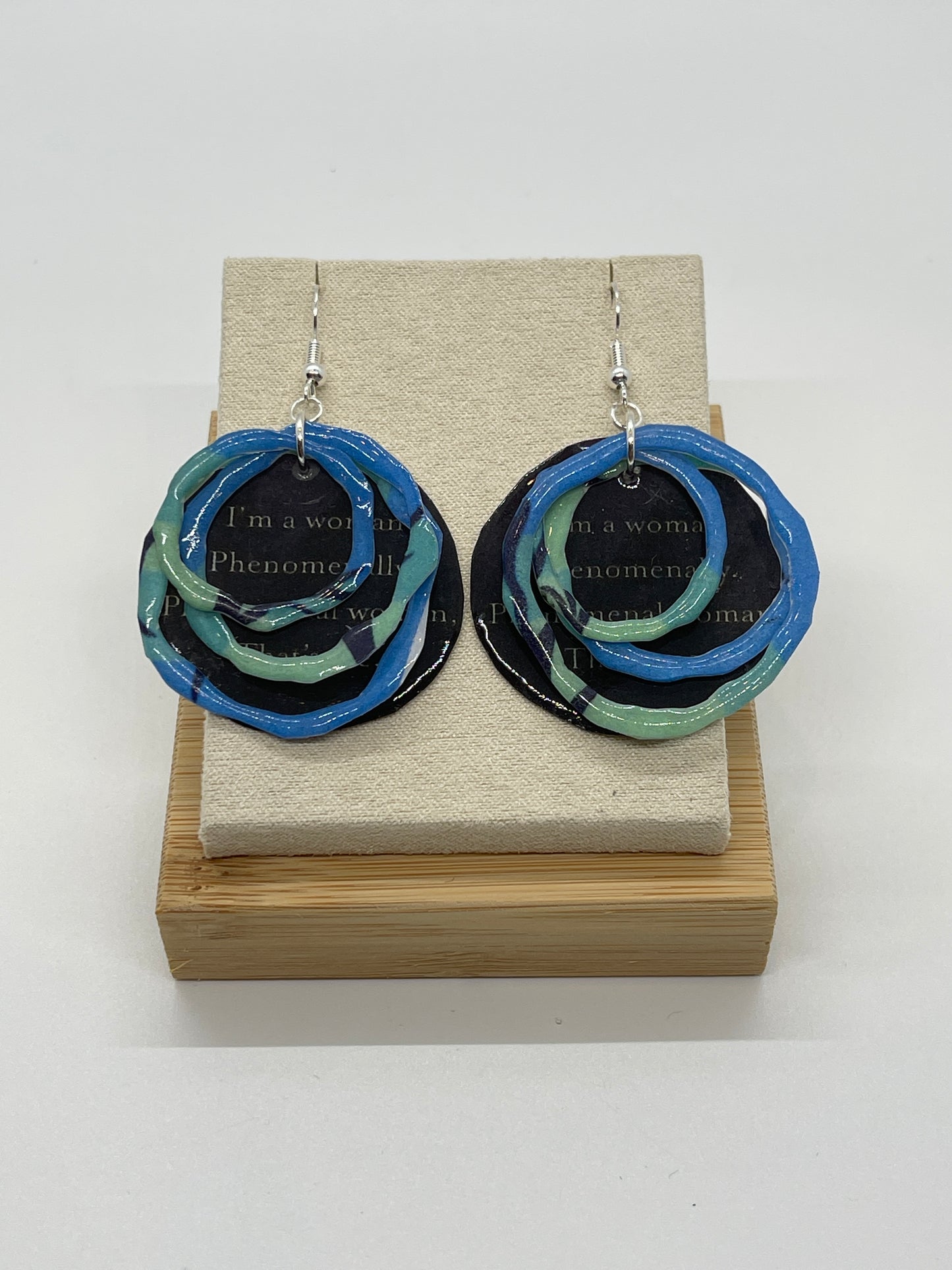 Literary Earrings: Phenomenal Woman