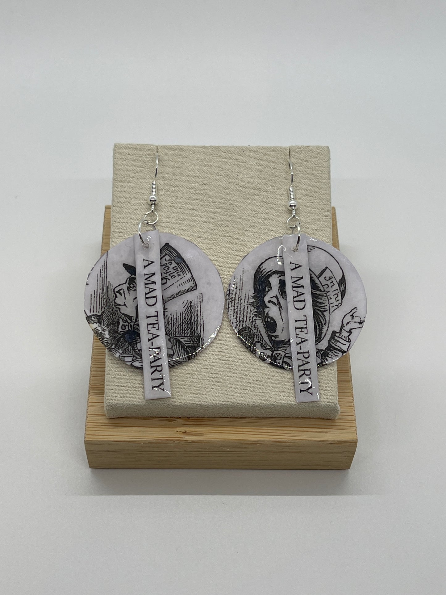 Literary Earrings: A Mad Tea Party