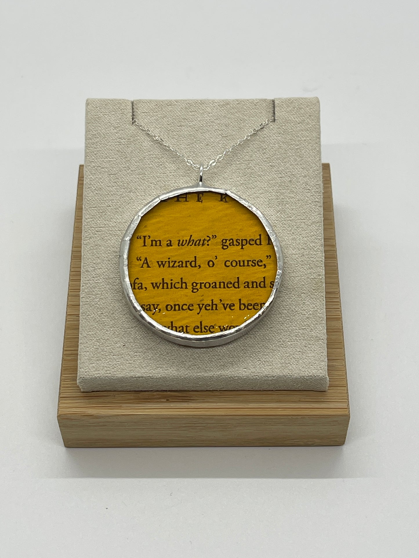 Stained Glass, Literary Necklace: The Sorcerer’s Stone