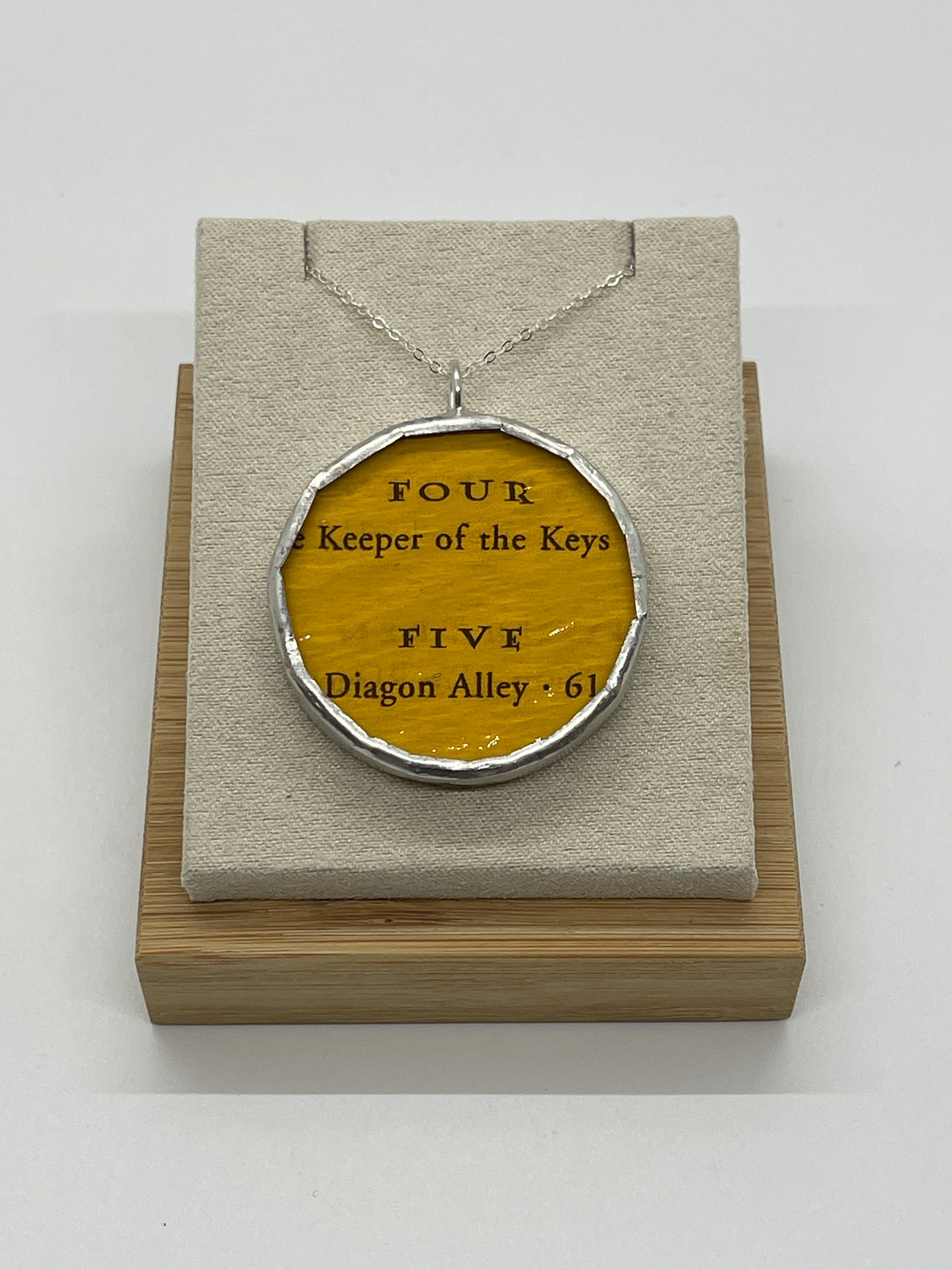 Stained Glass, Literary Necklace: The Sorcerer’s Stone