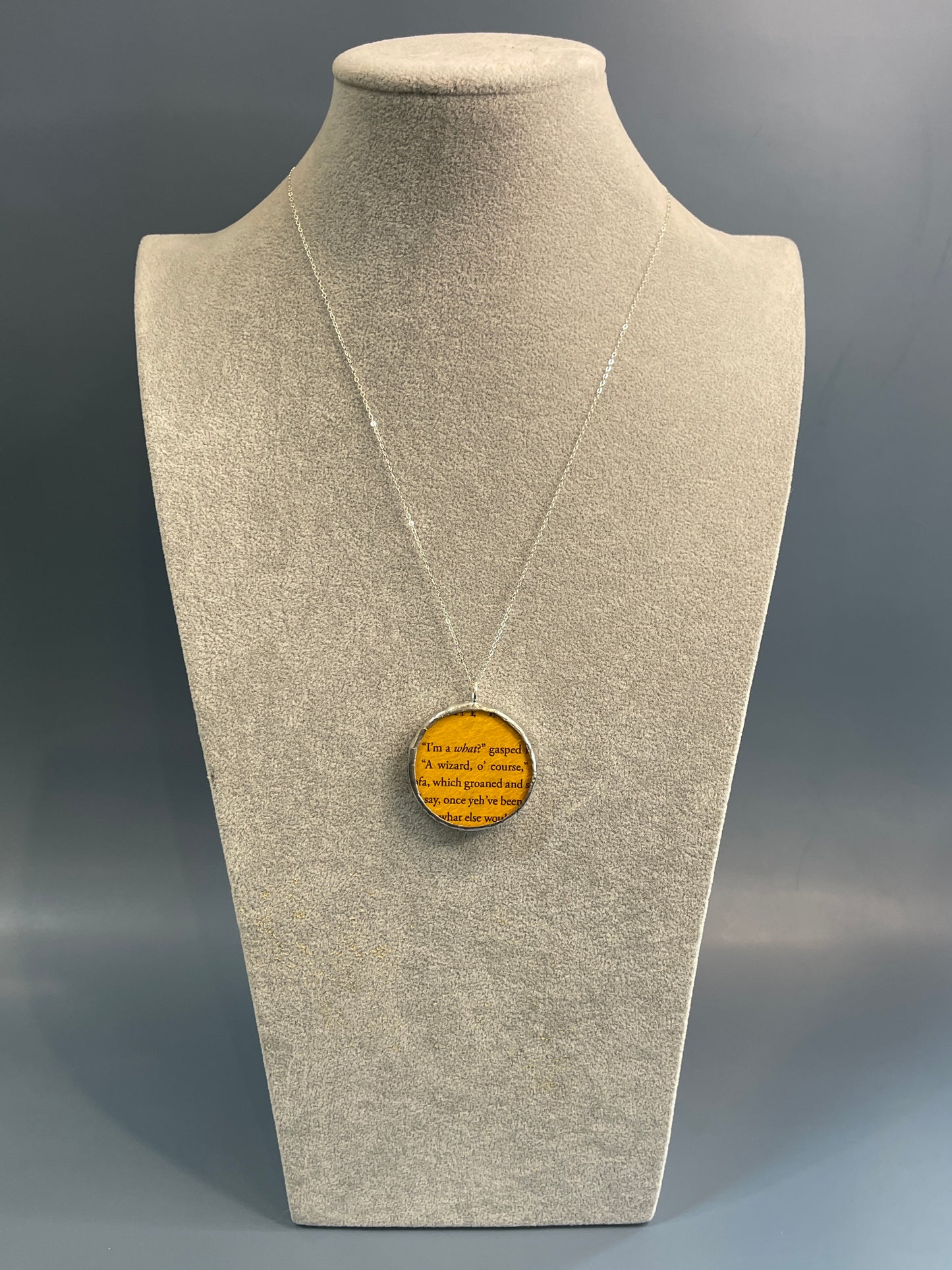 Stained Glass, Literary Necklace: The Sorcerer’s Stone