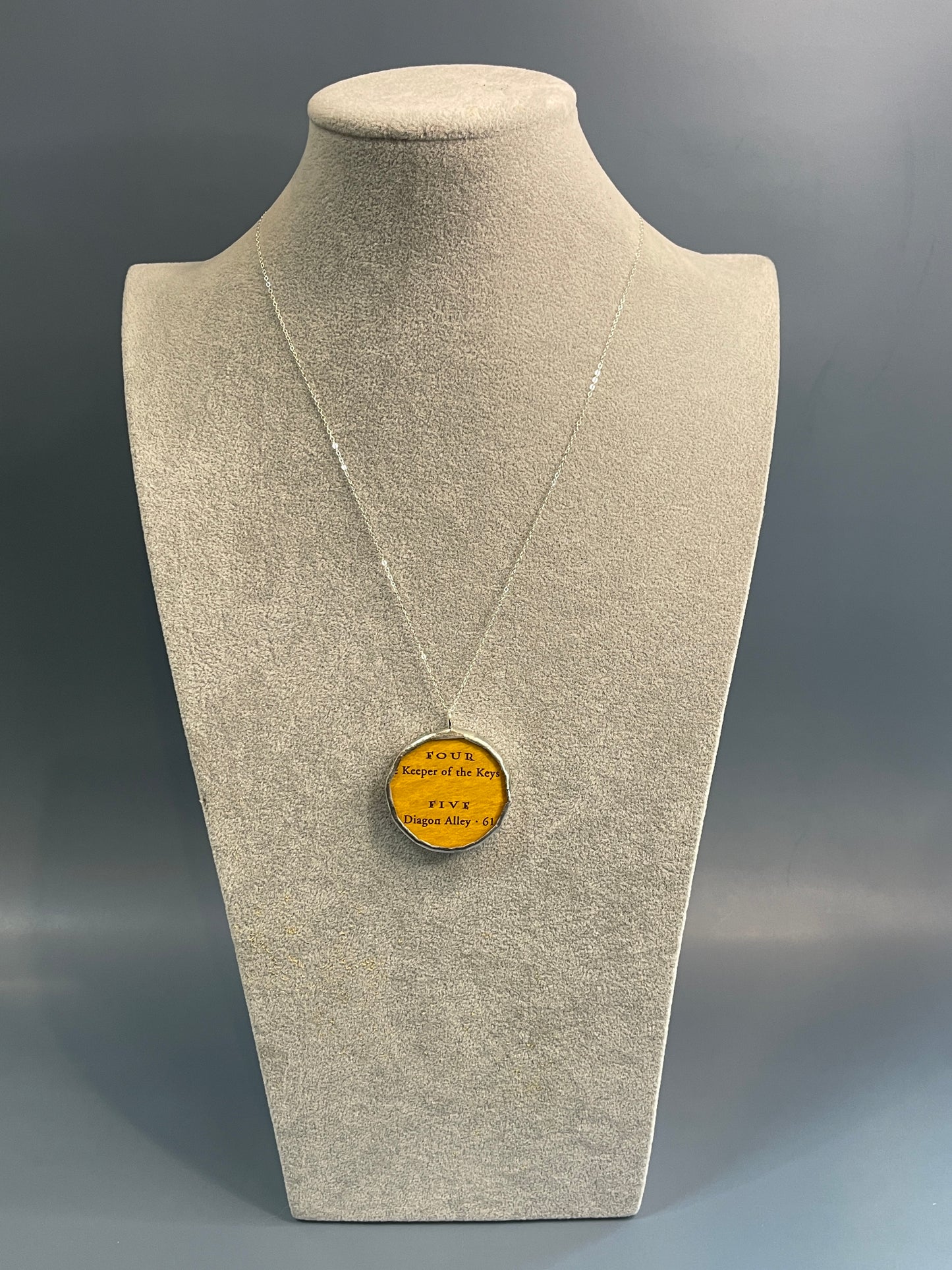 Stained Glass, Literary Necklace: The Sorcerer’s Stone