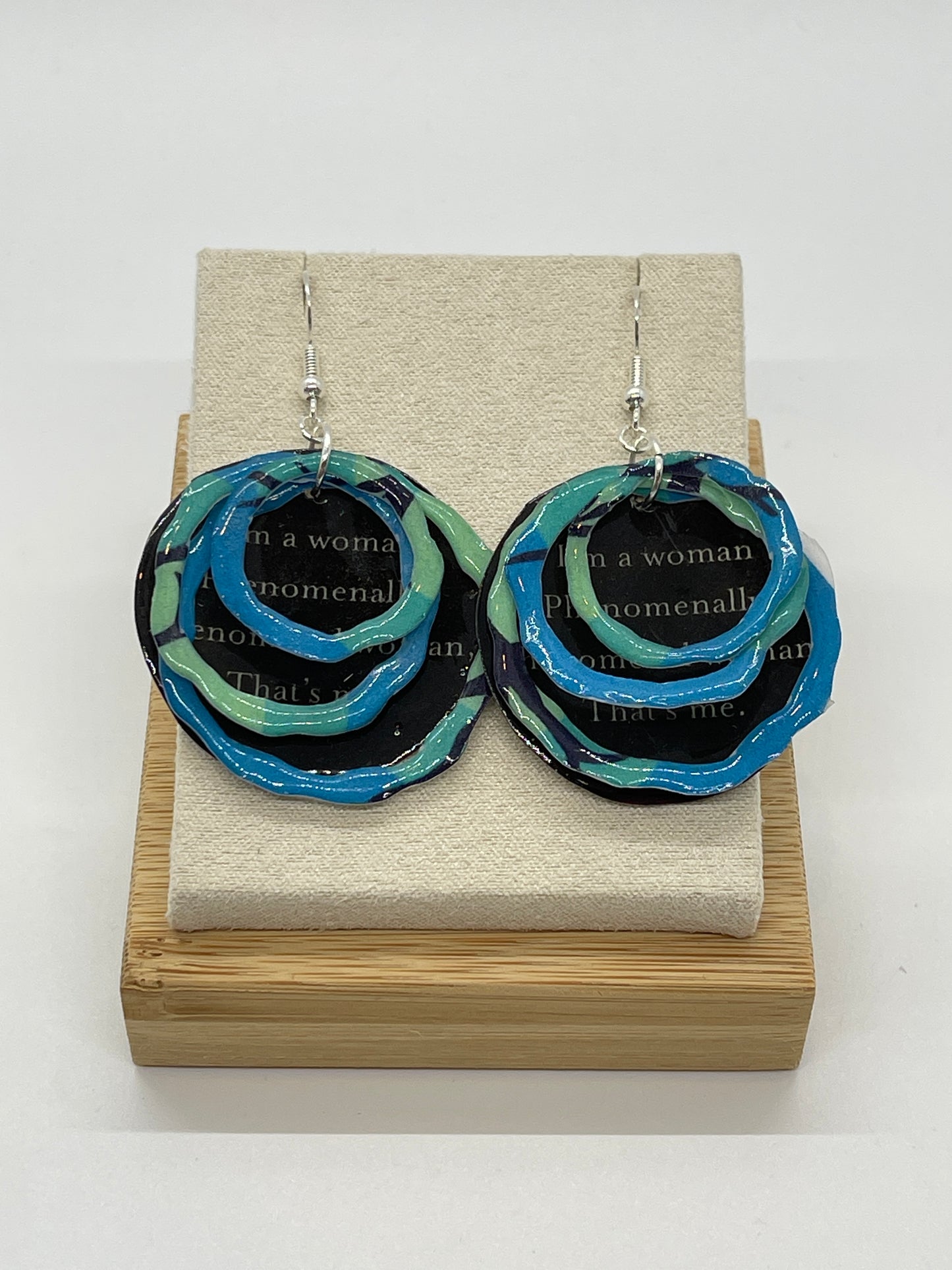 Literary Earrings: Phenomenal Woman