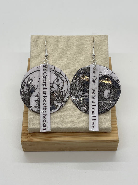 Literary Earrings: Alice in Wonderland
