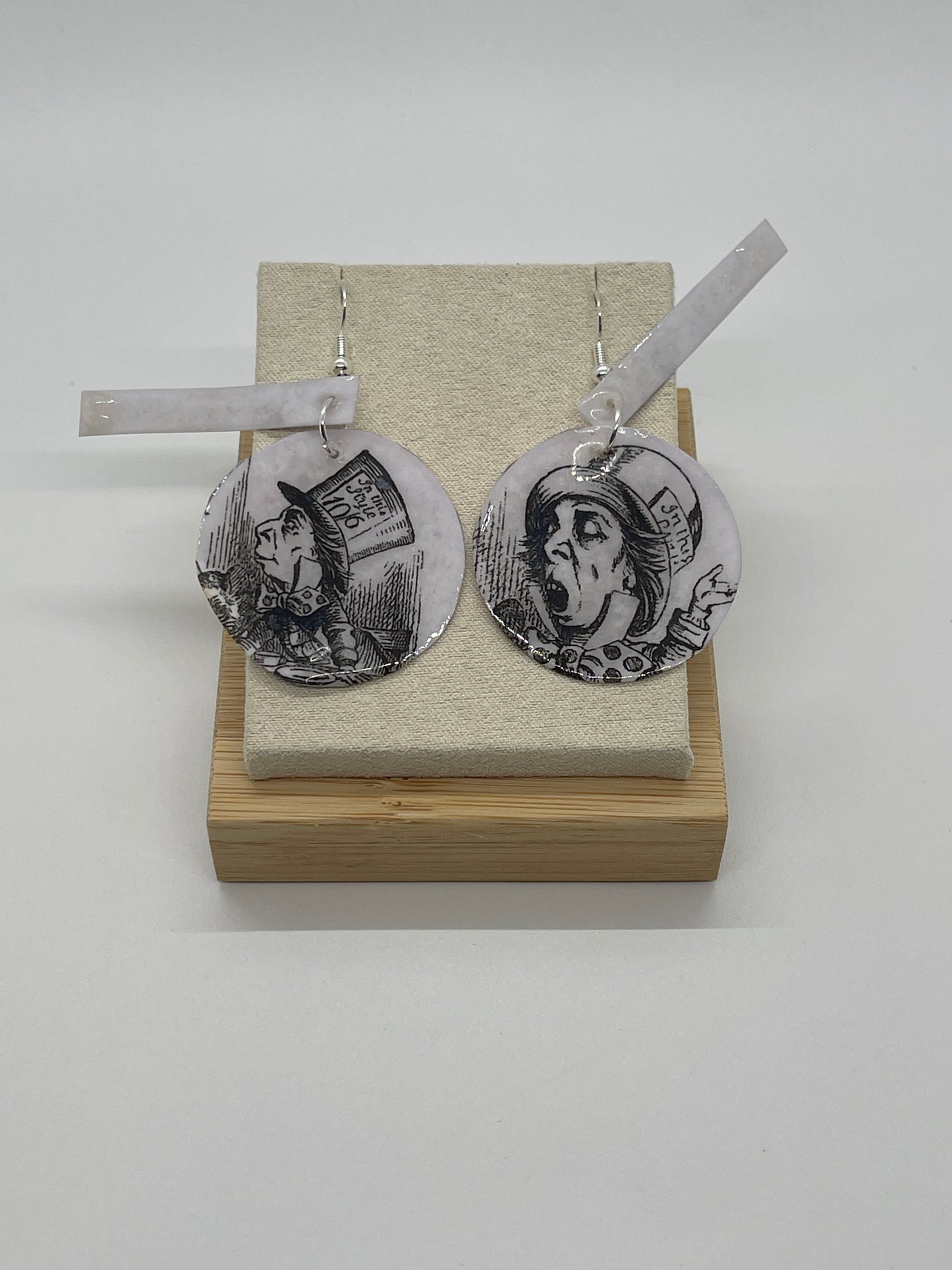 Literary Earrings: A Mad Tea Party