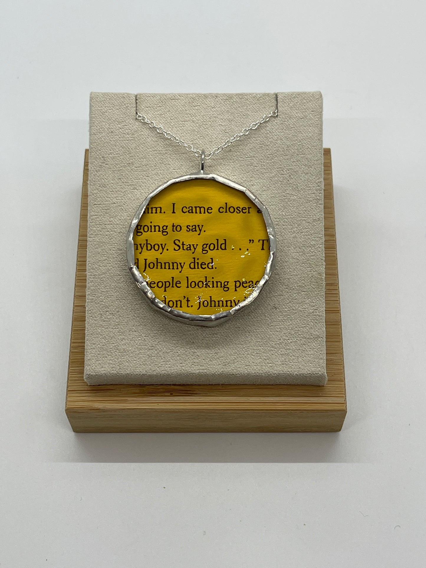 Stained Glass, Literary Necklace: The Outsiders