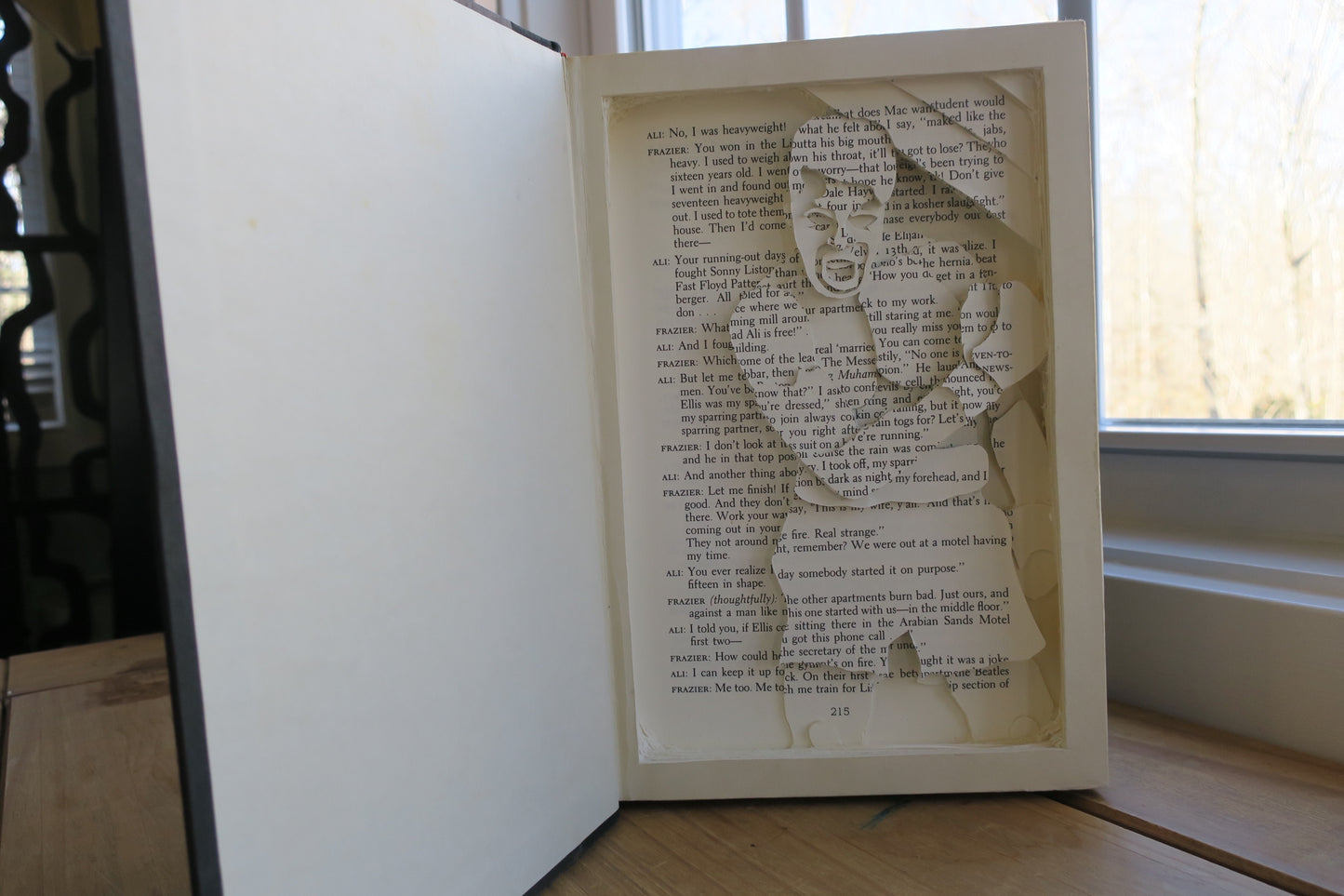 Muhammad Ali Book Carving