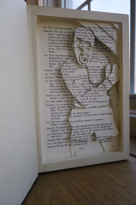 Muhammad Ali Book Carving