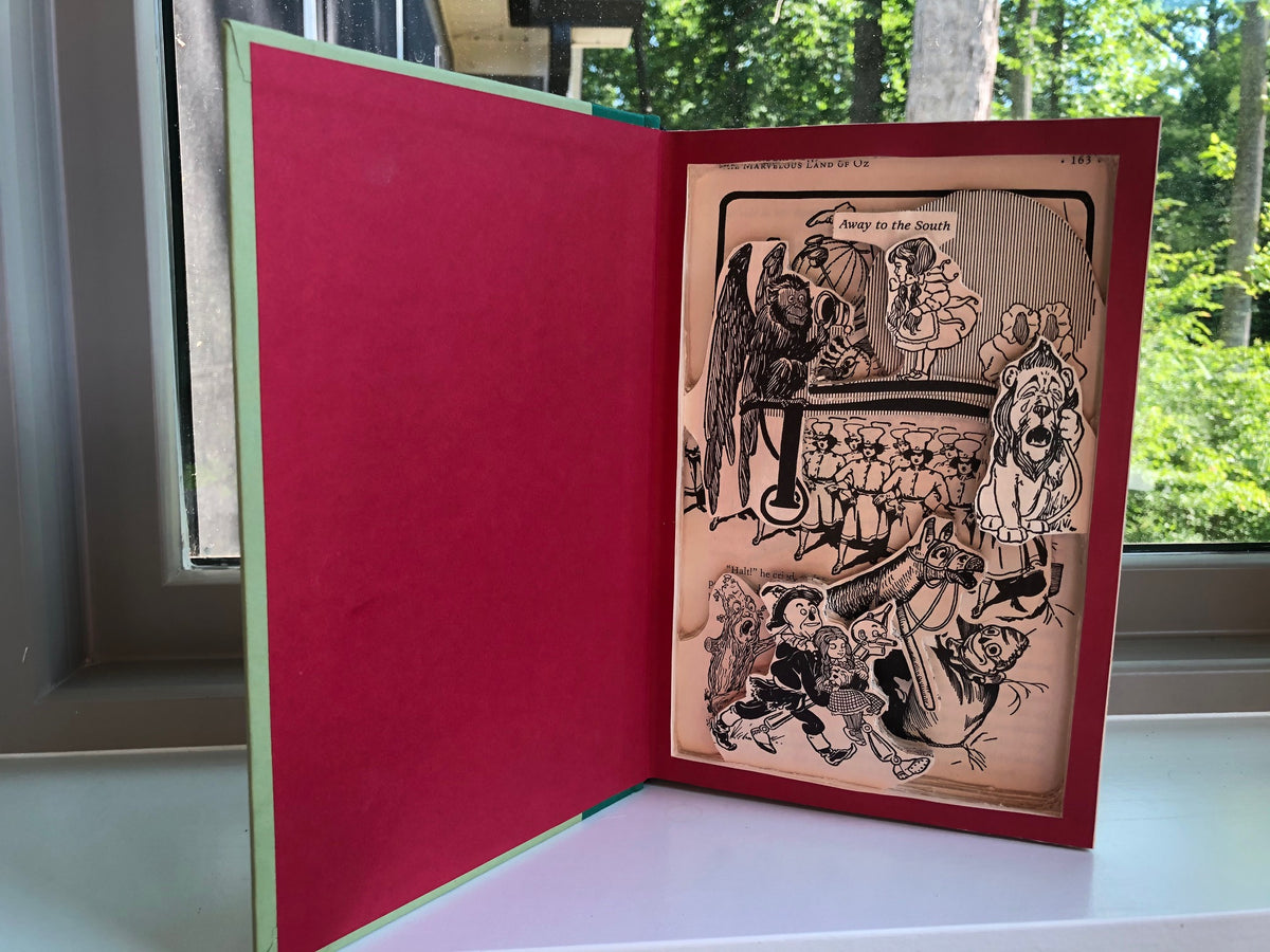 Wizard of Oz Book Carving