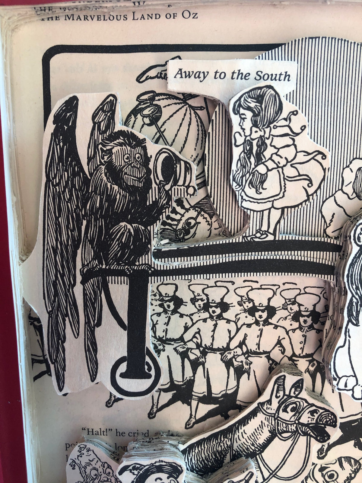 Wizard of Oz Book Carving