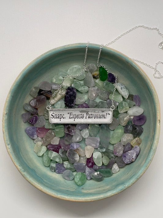 Literary Necklace: Expecto Patronum