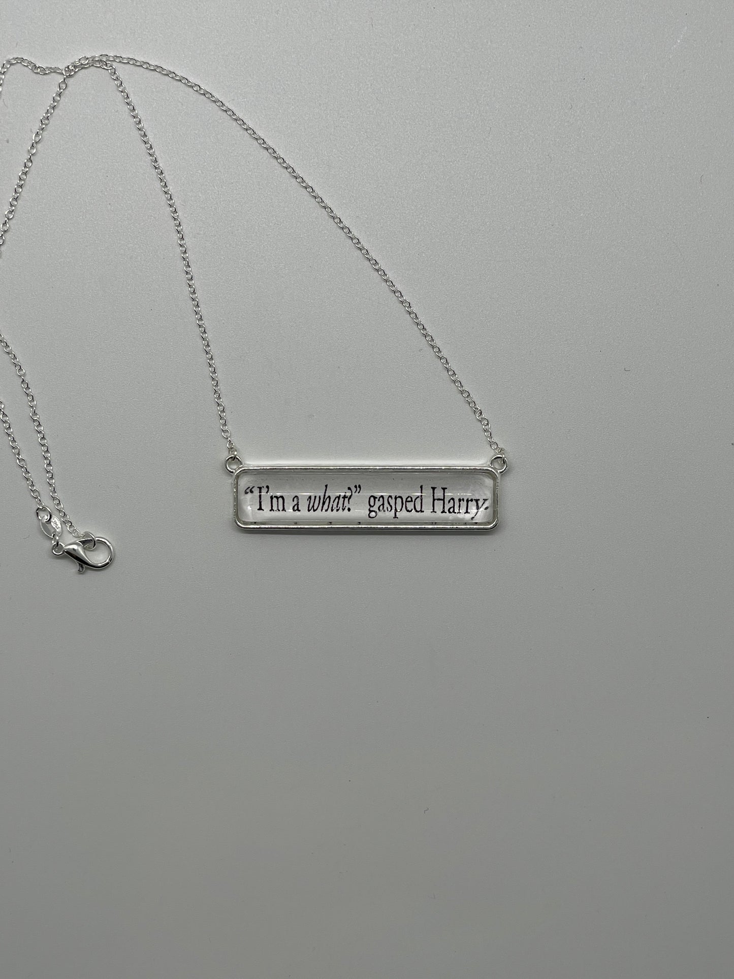 Literary Necklace: “I’m a what?”